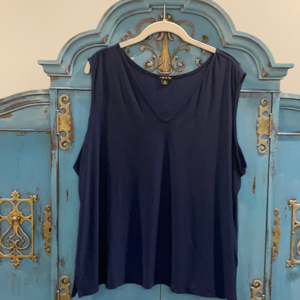 Navy blue Iman top